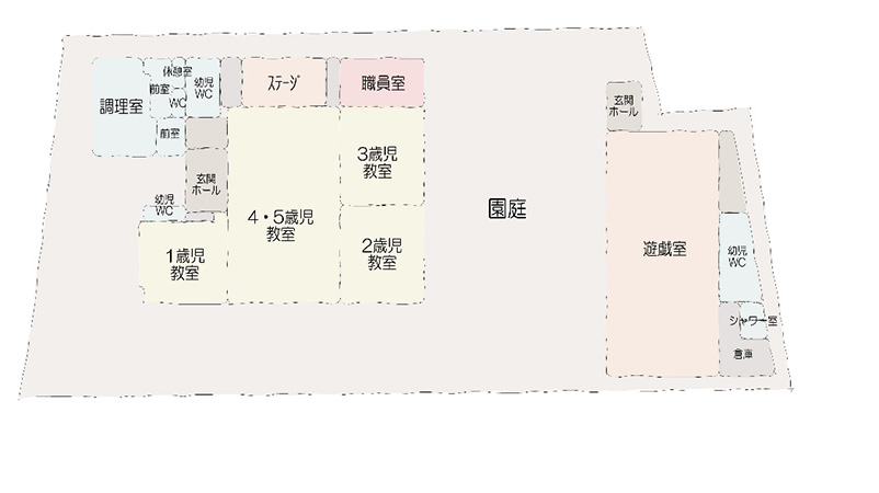 水木わかば幼稚園図面